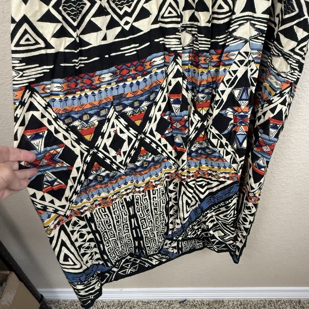 Angie Smocked Tube Top Maxi Dress Womens S Aztec Boho Gypsy Festival Fairy - Picture 7 of 14